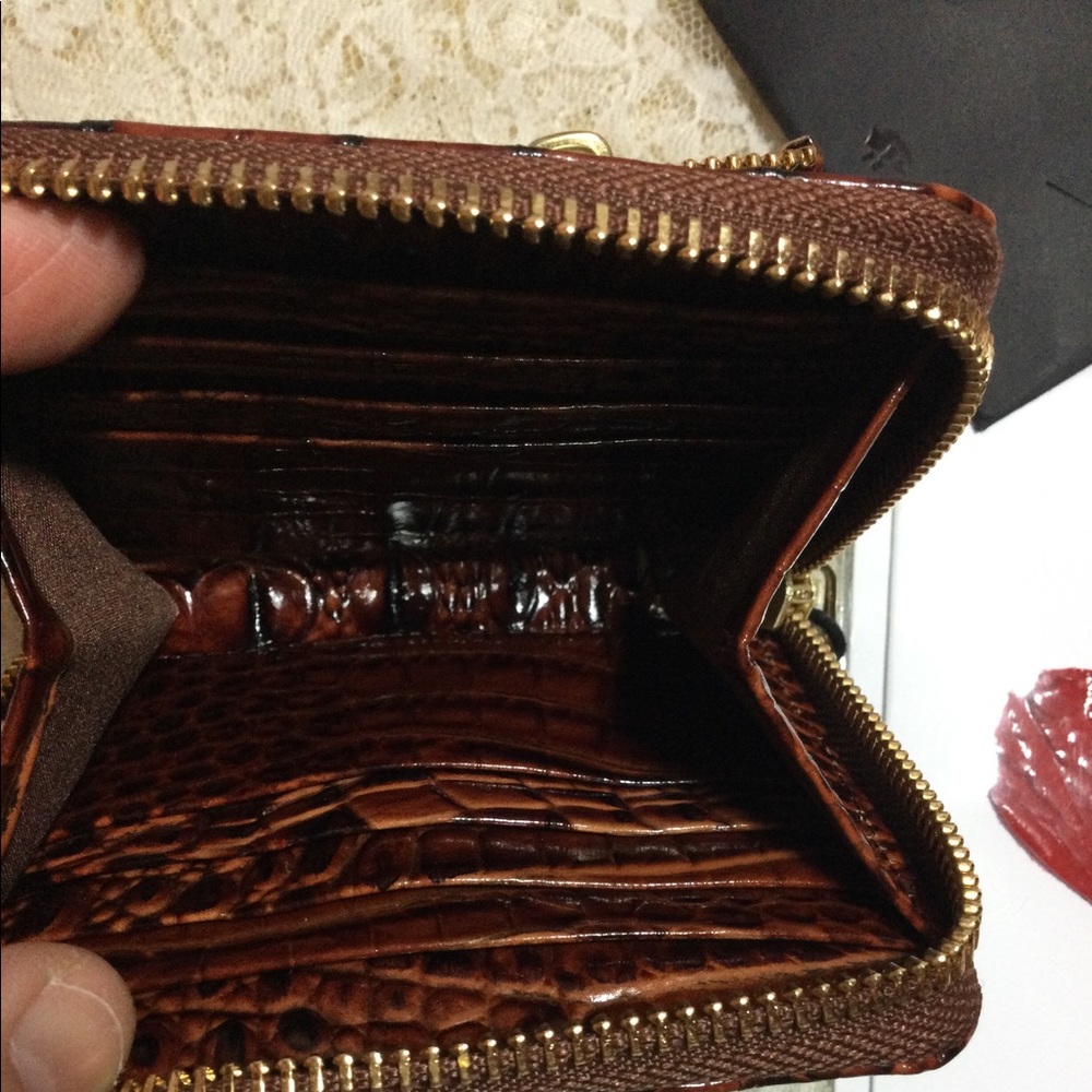 NWT BRAHMIN PECAN SURI WALLET ZIP AROUND - Picture 4 of 4